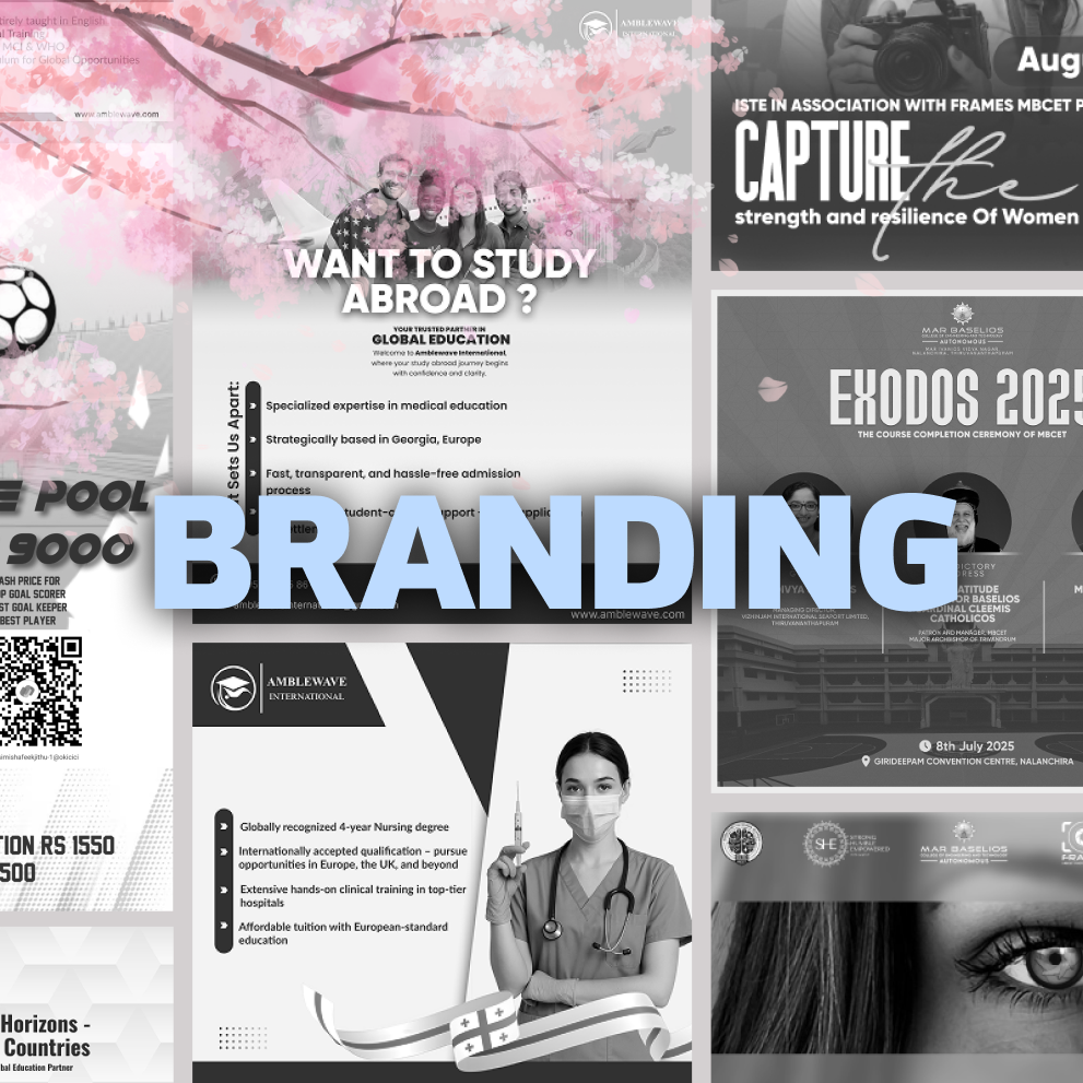 BRANDING - Mobile view of the branding project