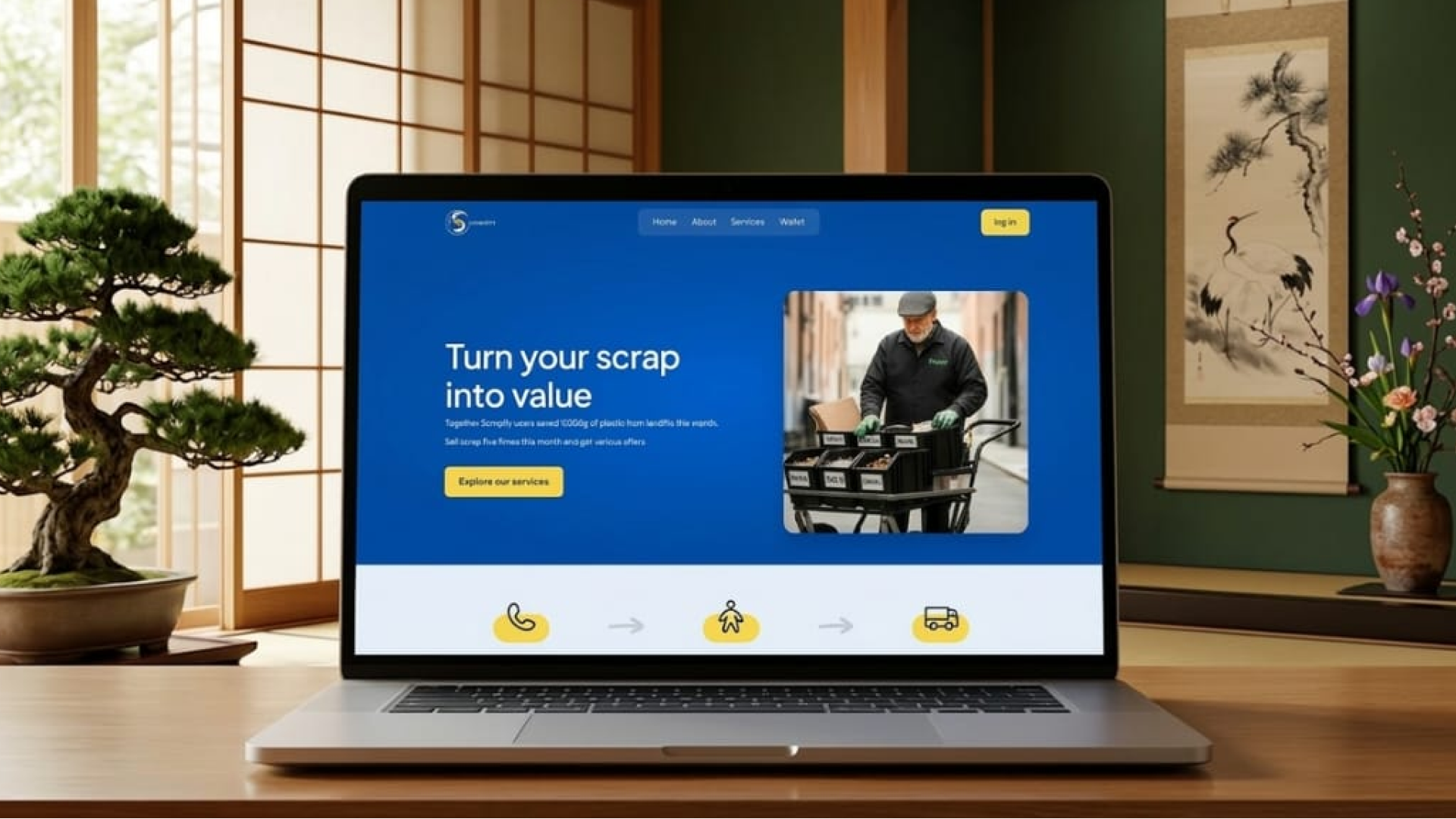 Scrapify - High-Energy Event Website Design for Tech Summits