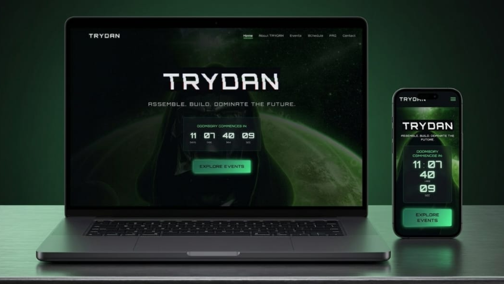Trydan - Next-Gen Mobile Interface UI/UX with Glassmorphism