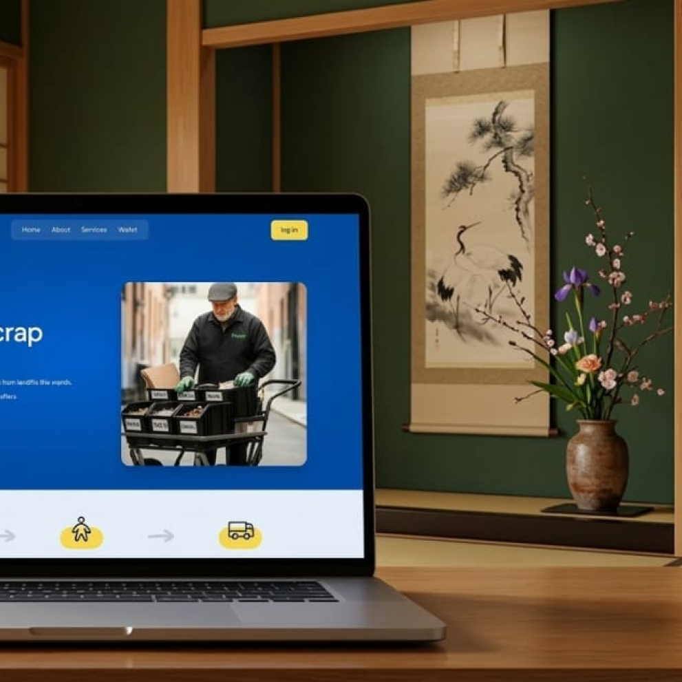 SCRAPIFY - Mobile view of the event website